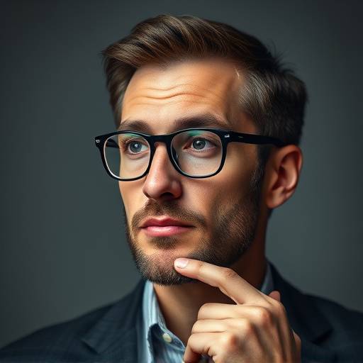 Portrait d'Antoine Dupont, formateur en rhétorique et argumentation, avec une expression réfléchie et portant des lunettes.